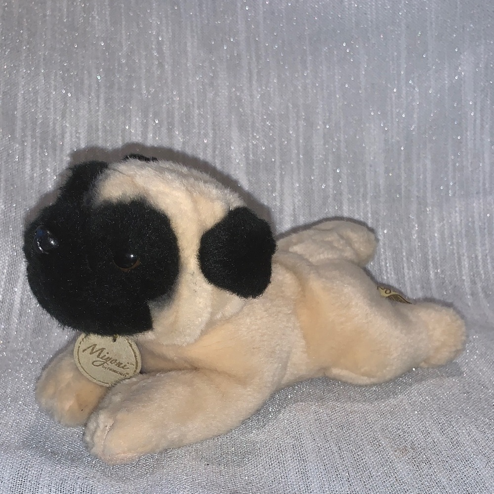 9" Miyoni By Aurora Pug Stuffed Plush Animal